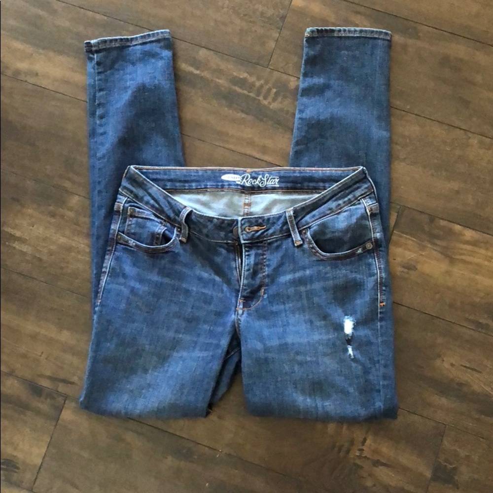Old Navy Rockstar distressed jeans